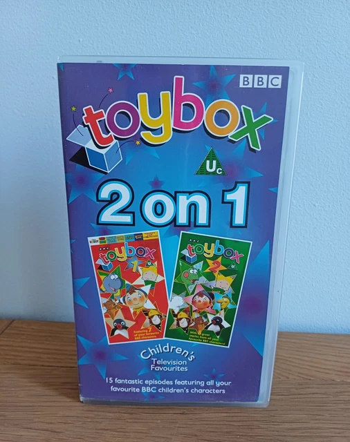 TOYBOX 2 ON 1 VHS Video Tape Tested Children’s TV Favourites (Noddy