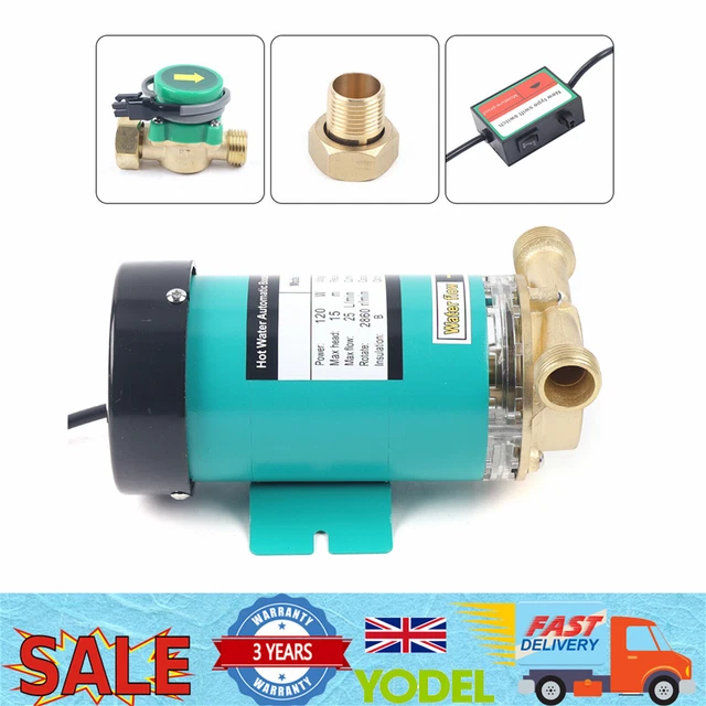 Automatic Water Pressure Booster Pump 120W Household Boost Pressure Shower Home