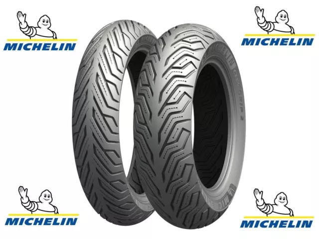 Coppia Gomme Michelin City Grip 2 100 80 16 50S 120 80 16 60S M+S M/C Honda Sh