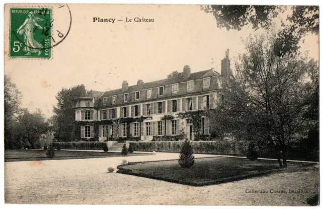 CPA 10 - PLANCY (Aube) - Le Château - Coll. Charue