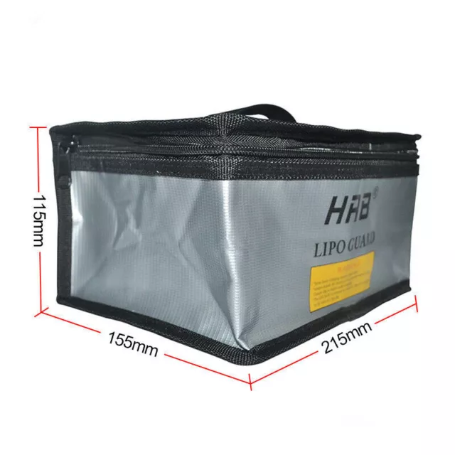 HRB Lipo Battery Safe Bag Guard Fireproof Explosionproof for Charge and Storage