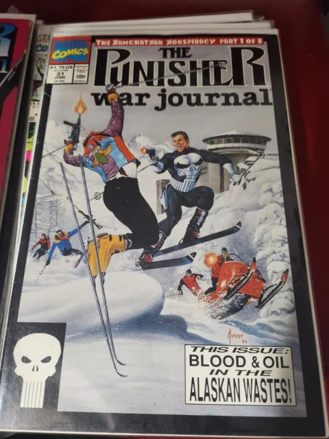 The Punisher War Journal #31 Marvel Comics 1991 Bag / Board