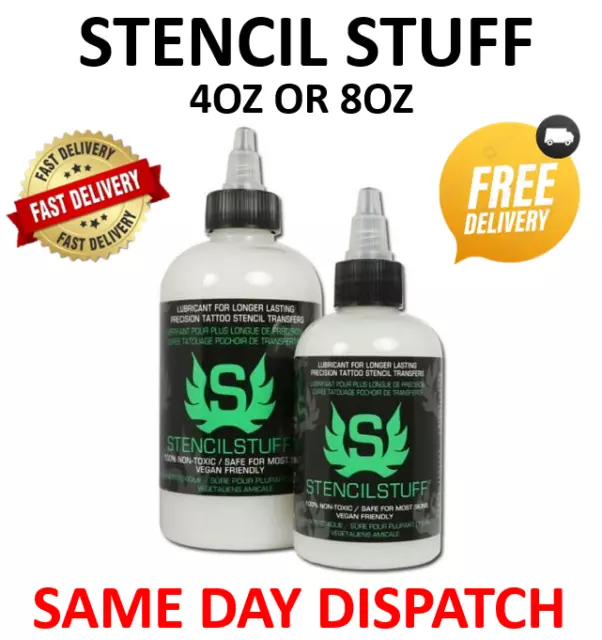 Stencil Stuff Tattoo Transfer Cream Solution 4Oz Or 8Oz Genuine Uk Seller