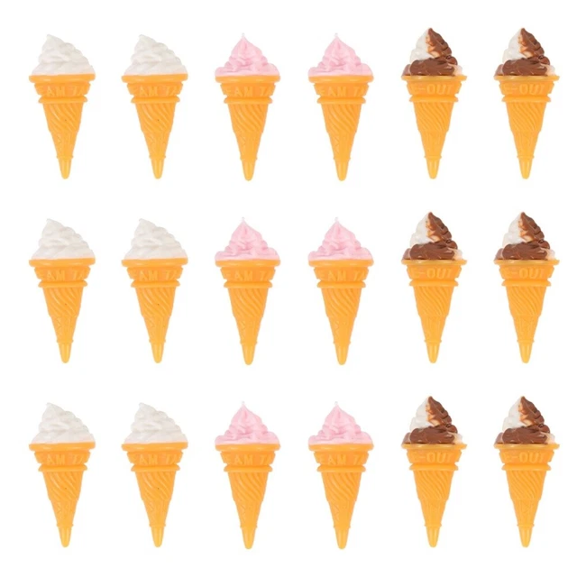 Miniatur Eis Tragbare Eis 18 Pcs Schöne Tiny Eis Puppe Eis Für Decor