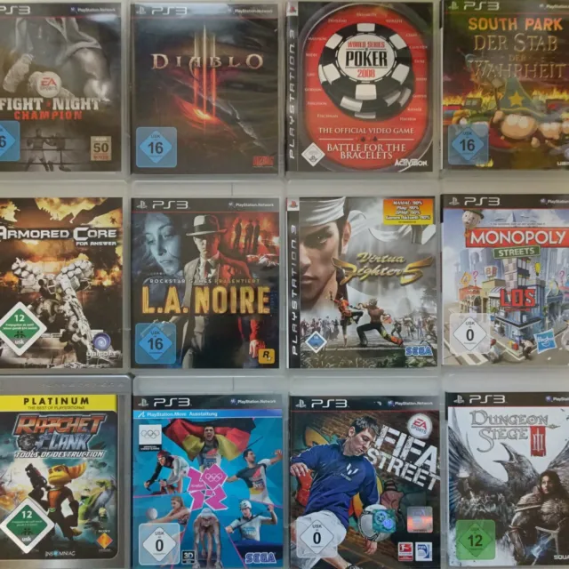 Sony Playstation 3 PS3 Spiele Games ohne Anleitung Spiel zum auswählen
