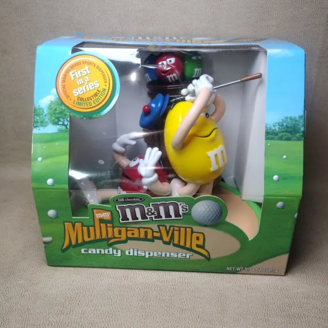 M&M's Candy Dispenser Golf Mulligan Ville FIRST IN A SERIES Limited Edition