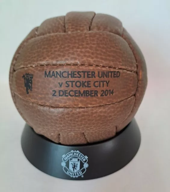 Manchester United Club Member Football vs Stoke City Match Souvenir Ball