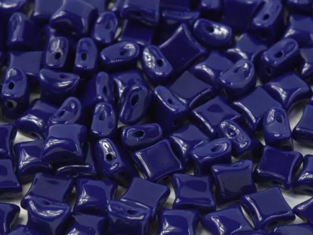 CHOOSE COLOR! 150 pcs WibeDuo® Beads, 8x8 mm,2-Hole, Czech Glass