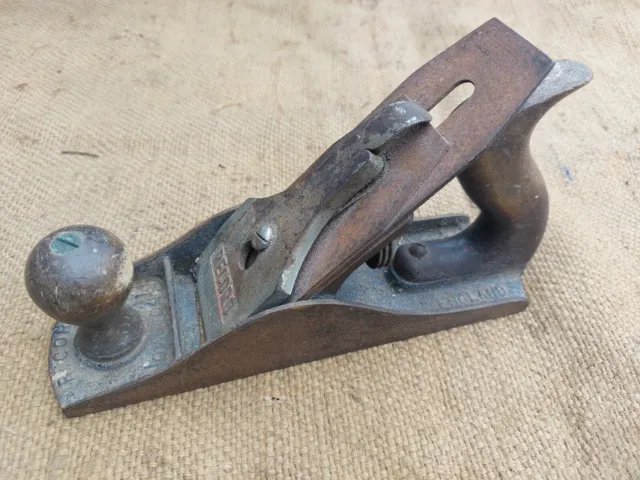 Vintage Record Plane No 4 1/2 Woodworking Carpentry Tool FREE UK P&P