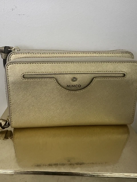 MIMCO BLACK PHENOMENA Crossbody Hip Bag Saffiano Leather 85.00