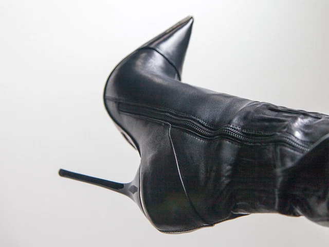 PAOLA CONTE SEXY stiletto high heels made in Italy boots size 40 £93.95 ...