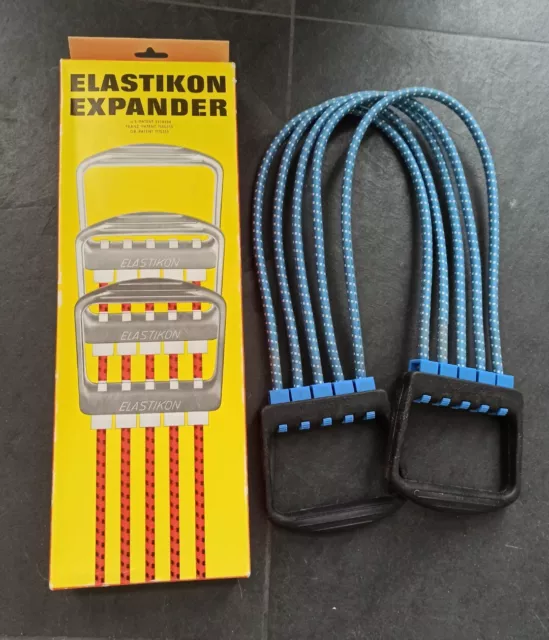 Elastikon Expander 70er Jahre OVP Kaufbeleg Vintage Retro Krafttraining Fitness