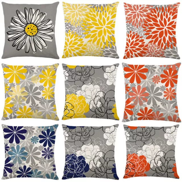 Floral Printed Waterproof Outdoor Cushion Cover For Garden Furniture Cushions