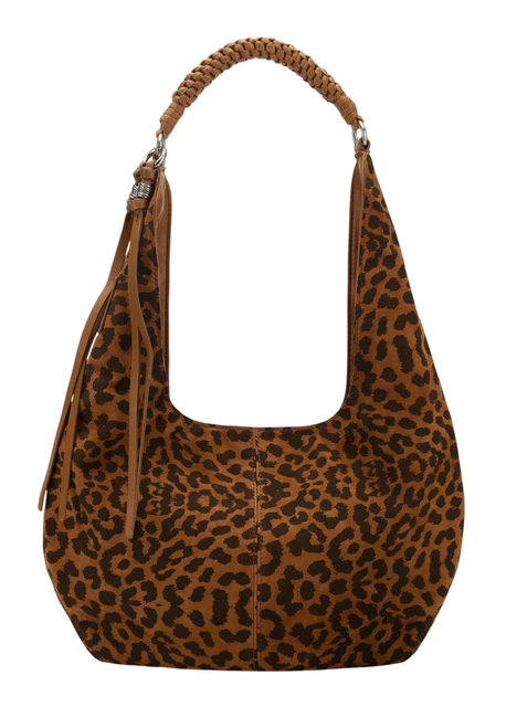 Sac à épaule FREDsBRUDER Say Hello Midi Hobo - En Cuir Noir, Taille Midi, Neuf Avec étiquettes