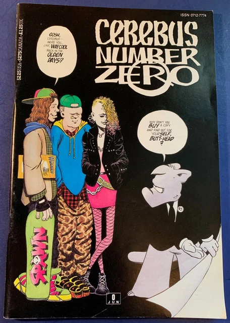 Cerebus #0 popular indie comic book Dave Sim 1993 Aardvark Vanaheim VG condition