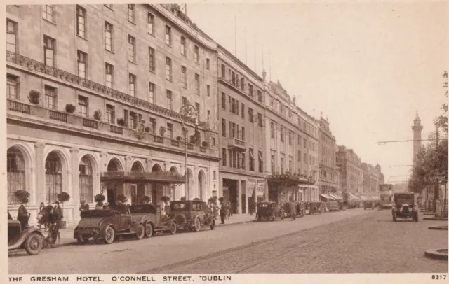 a irish dublin old postcard ireland gresham hotel