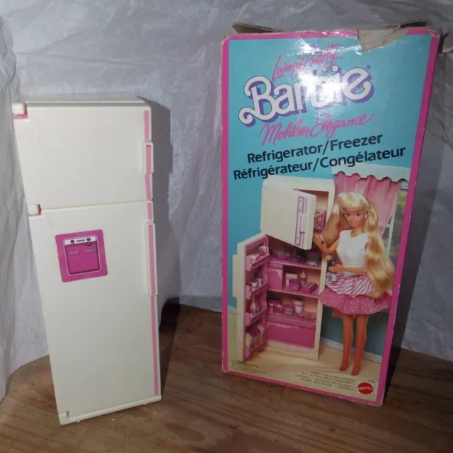 BARBIE MOBILIER ÉLÉGANCE Réfrigérateur EUR 25,00 - PicClick FR