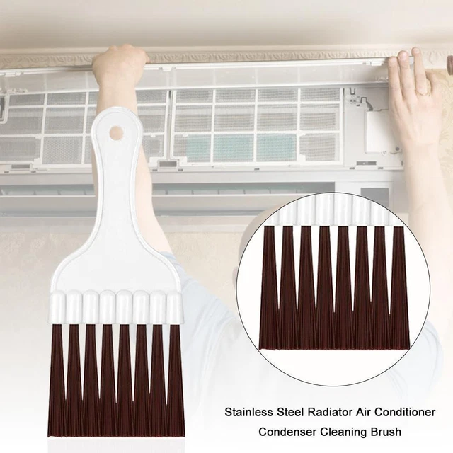 STAINLESS STEEL RADIATOR Air Conditioner Condenser Cleaning Brush