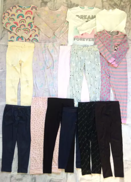 Girls Clothes Bundle 8-9 Years Tops Leggings Jeans M&S Next George RI TU Etc