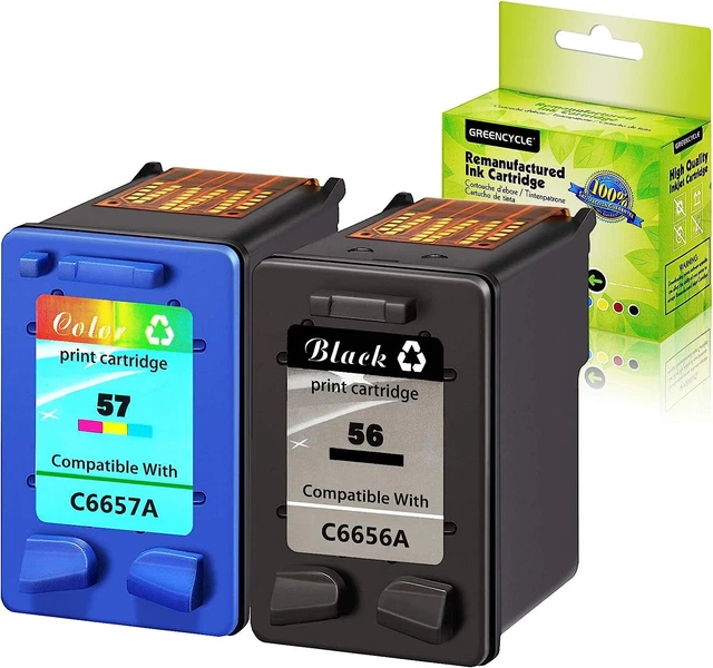 Compatible Ink Cartridge FOR HP 56 57 PSC 1350 1350v 1355 2110v 2150 2200 2410