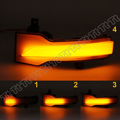 Sequential LED Side Mirror Turn Signal Light For Subaru Forester Impreza Outback 2