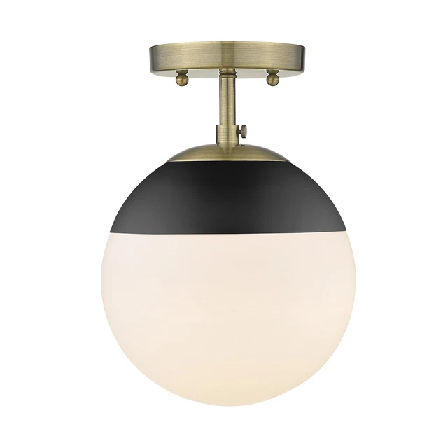 Golden Lighting - One Light Semi-Flush Mount - Dixon - 1 Light Semi-Flush Celing