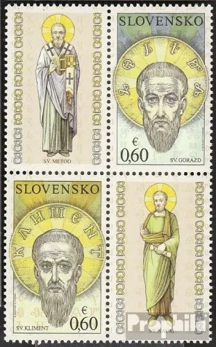 Slovakia 640-641 block of four (complete.issue.) unmounted mint / never hinged 2