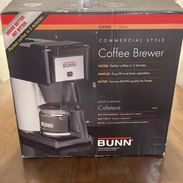 BUNN Commercial Coffee Brewer Classic 10-Cup Fast Shipping New Old Stock !!