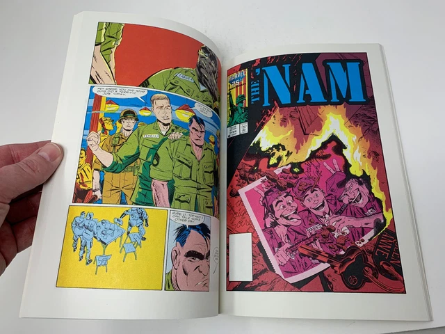 Vintage 1987 THE 'NAM Volume 1 Marvel Comics Graphic Novel Vietnam War NICE 5