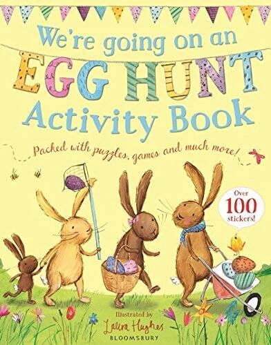 WERE GOING ON An Egg Hunt Activity Book Paperback By Laura Hughes 