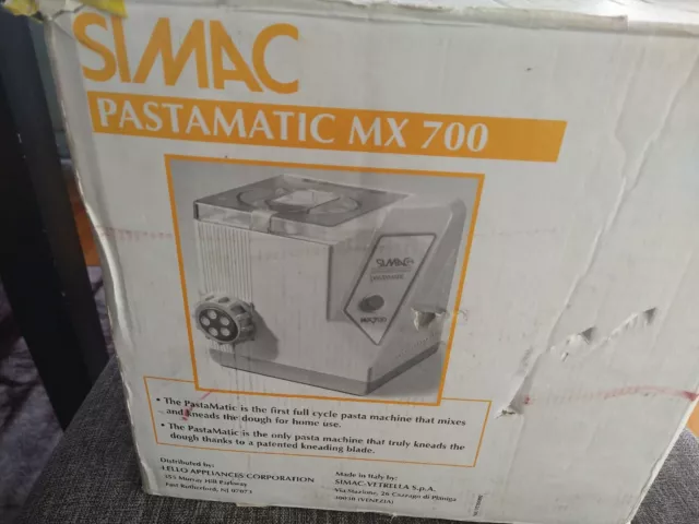 Simac PastaMatic 700 Automatic Electric Pasta Maker w/ Accessories Made in Italy
