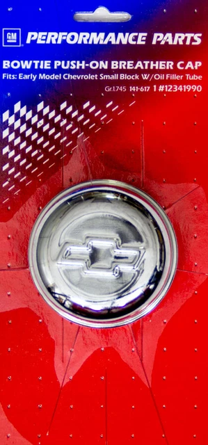 Proform Chrome 1.82 In Tube Round Push-In Breather P/N 141-617