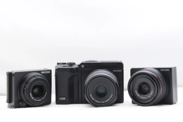 [NEAR MINT] RICOH GXR Digital Camera BODY with A12 50mm + A12 28mm + S10 (M919)
