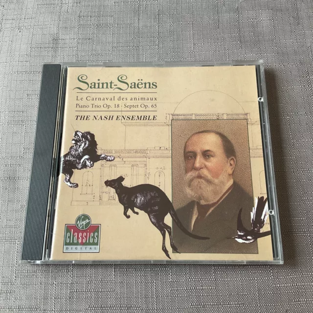SAINT-SAENS CD Carnival of the Animals - The Nash Ensemble 1989 Virgin Classics