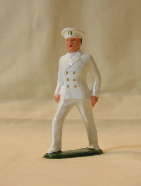 Naval Officer in dress whites, Standard Gauge train figure, Reproduction figure