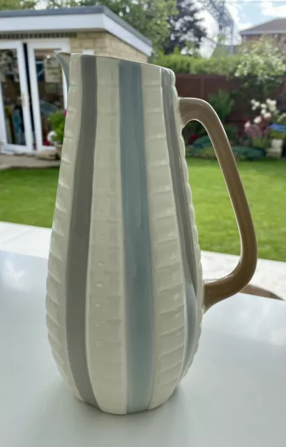 H J Wood Ltd Burslem 23.5cm Tall Art Deco Pitcher/ Jug.