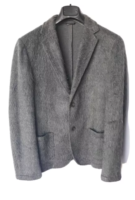 giacca da uomo elegante slim fit casual blazer grigia invernale ALESSANDRINI 50