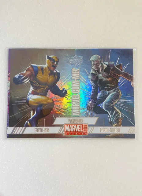 2019-20 upper deck Marvel annual com-mix MC-10 Wolverine error card