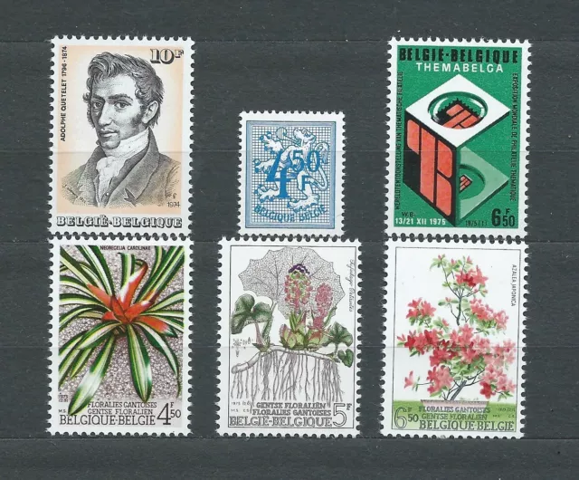 BELGIË BELGIQUE - 1974-75 YT 1738 à 1743 - TIMBRES NEUFS** MNH LUXE