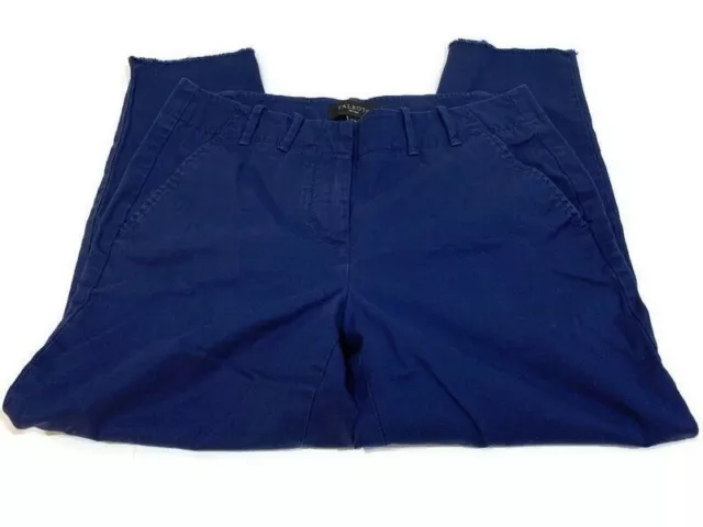 TALBOTS Womens Petite Blue Pants Size 6