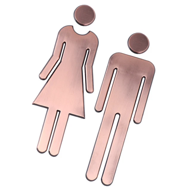 Portasegno Per Toilette Unisex – Figura Gambe Incrociate – Nero – Specchio Acrilico 12x12 Cm Con Adesivi
