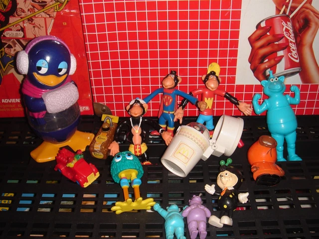 ENORME lot  Figurine Kinder Mc do Waikiki Casimir South park TF1 Dessin VINTAGE