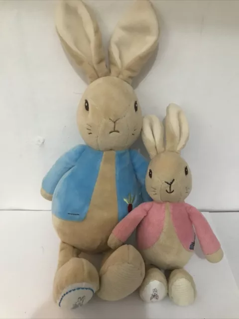 10” 7” peter rabbit & flopsy rabbit soft Plush toys beatrix potter