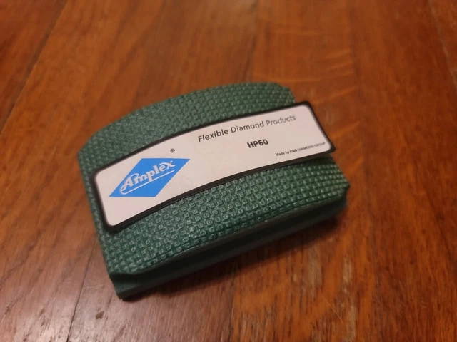 AMPLEX Norton HP 60 Grit Diamond Abrasive Coated Hand Pad green