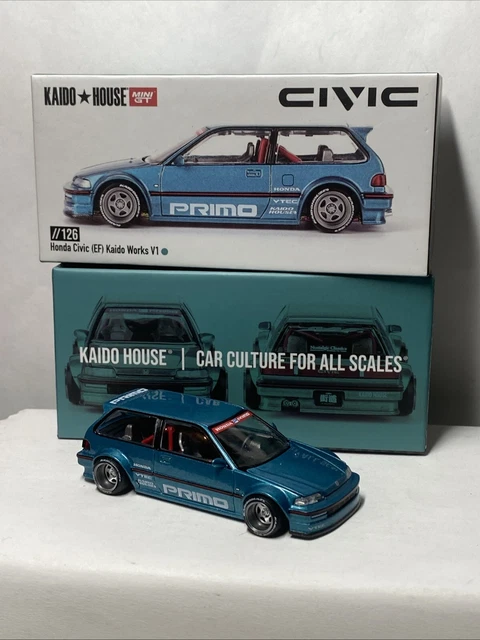 Kaido House X MINI GT 1: 64 CIVIC  EF  KAIDO WORKS V1 Xe Mô Hình Diecast I.85799883