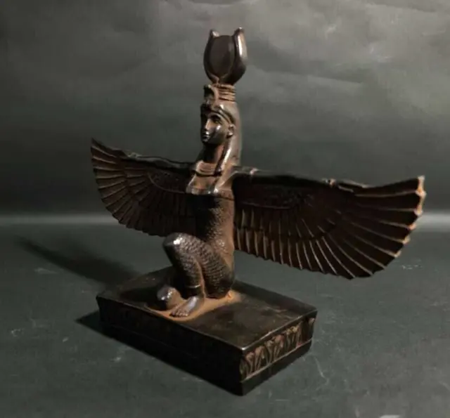 Rare Egypt BC Ancient Egyptian Antiquities Egyptian Statue Goddess Winged Isis