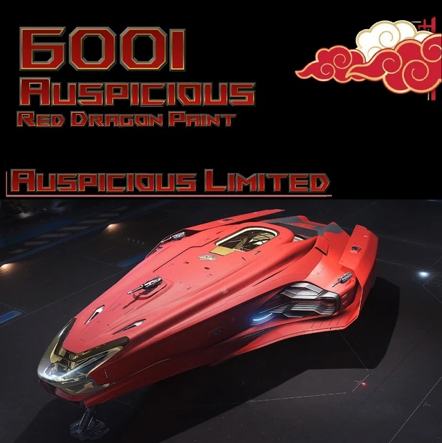 STAR CITIZEN - 600I - AUSPICIOUS RED DRAGON PAINT LIMITED EUR 25,50 - FR