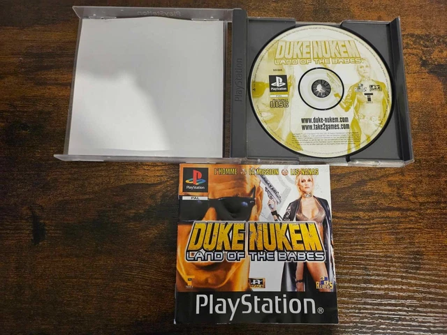 Jeu Duke Nukem Land Of The Babes PS1/PS2 - Complet Mais Boîtier Cassé - Testé
