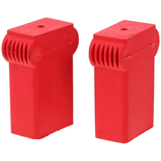 2 piezas tapa elevación gel de sílice protección de silla tapas de escalera de extensión rojo