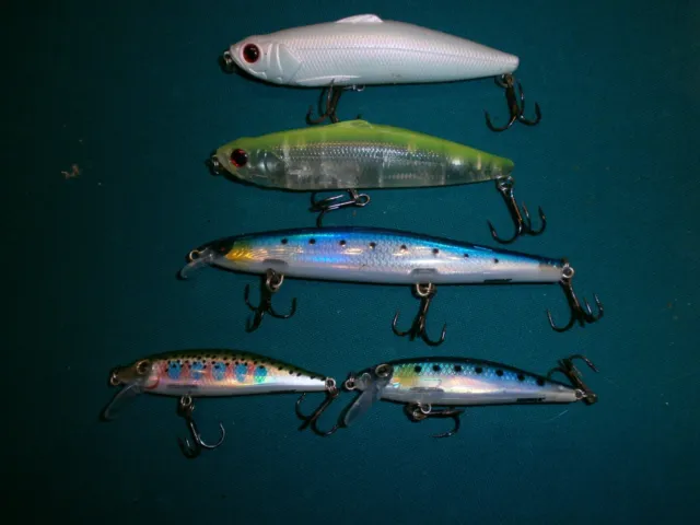 Lot Various Spoons Fishing Lures Daredevil Len Thompson Rapala Reflecto Used